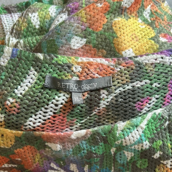 RETRO-OLOGY SWEATER TOP SHIRT SIZE X-LARGE MSRP $53.00 NWT - Picture 6 of 8